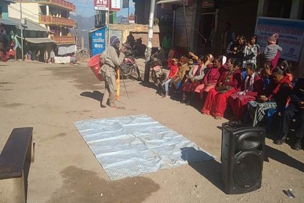 बैतडीमा लैंगिक हिंसा र बालविवाह विरुद्ध सडक नाटक प्रदर्शन 